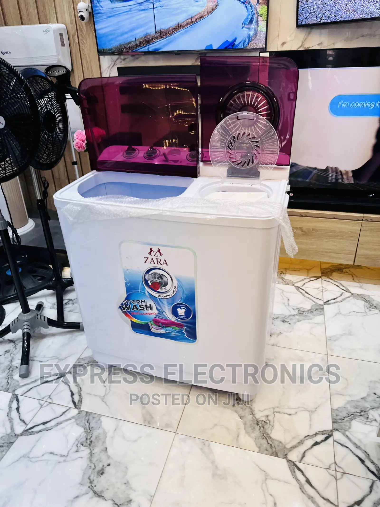 Double Inlet White Zara Topload Washing Machine 12kg