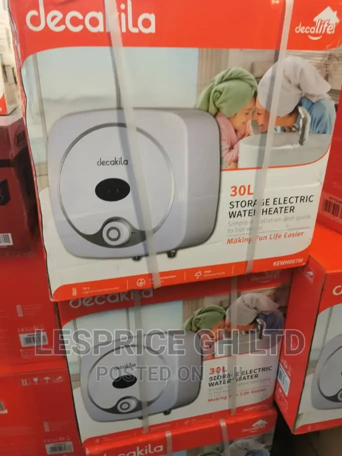 Top Quality ~Decakila 30L Storage Water Heater
