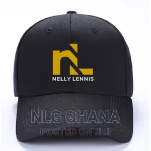 NELLY LENNIS Embroidered Baseball Cap - Black