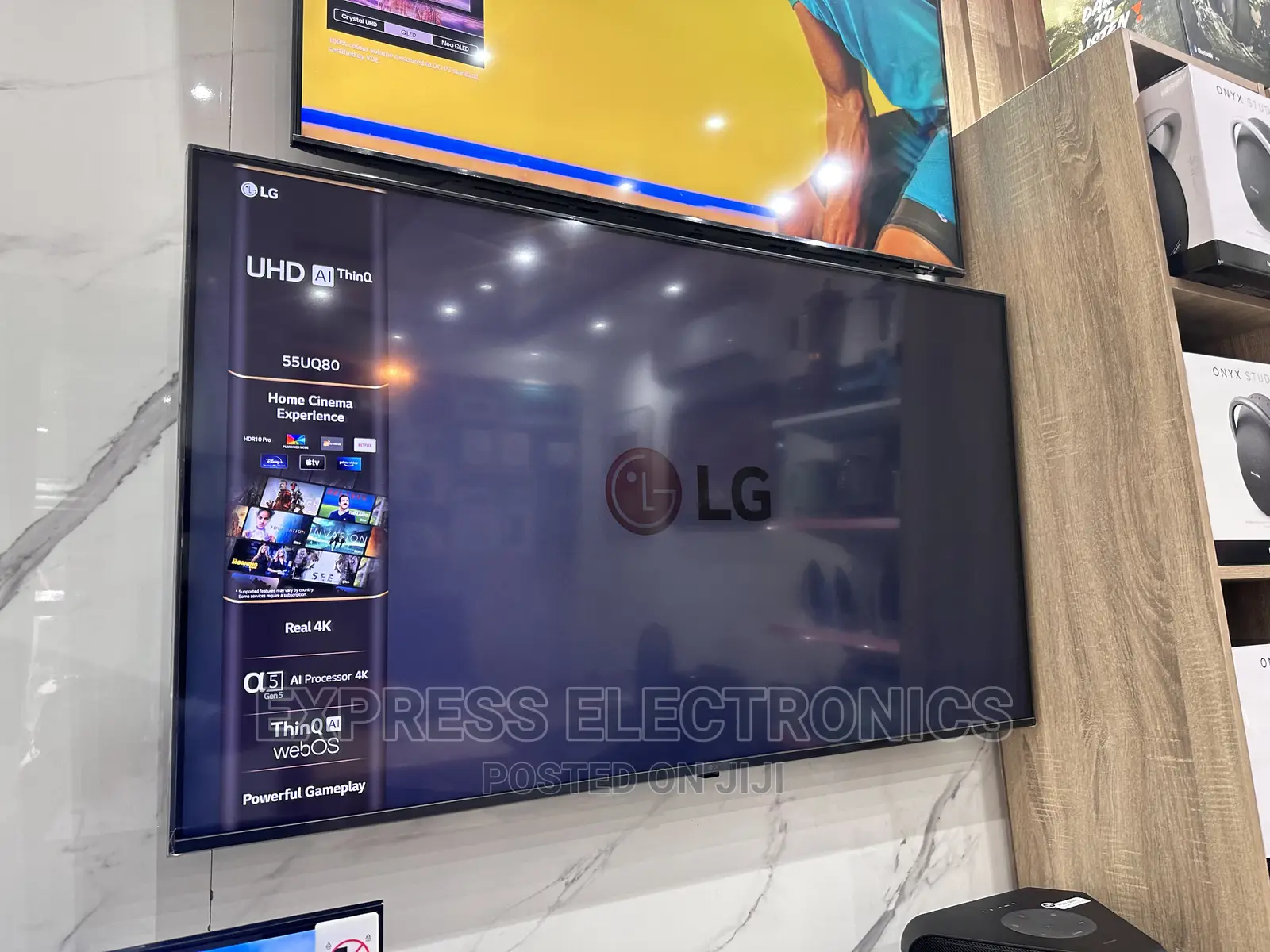 Enjoy Enhance Sleek Slim UHD Smart Lg 56”Uq750003