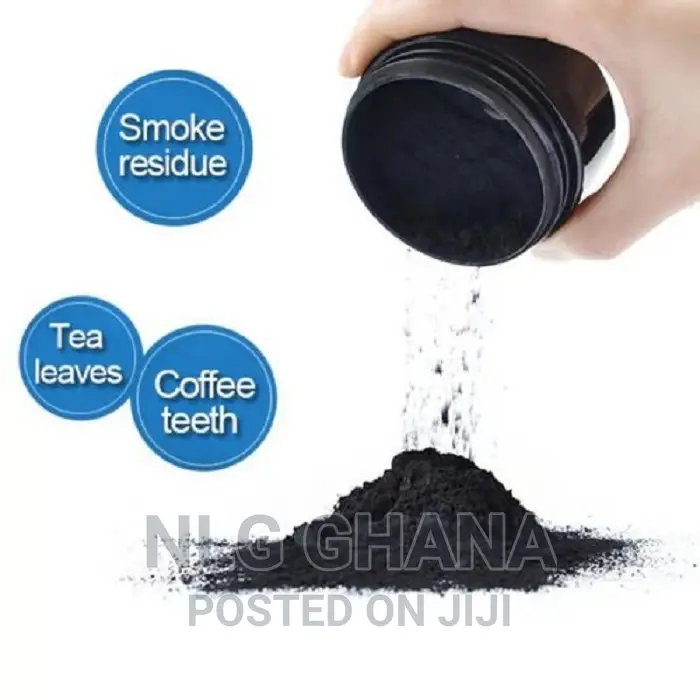 NELLY LENNIS Organic Teeth Whitening Charcoal Powder Set