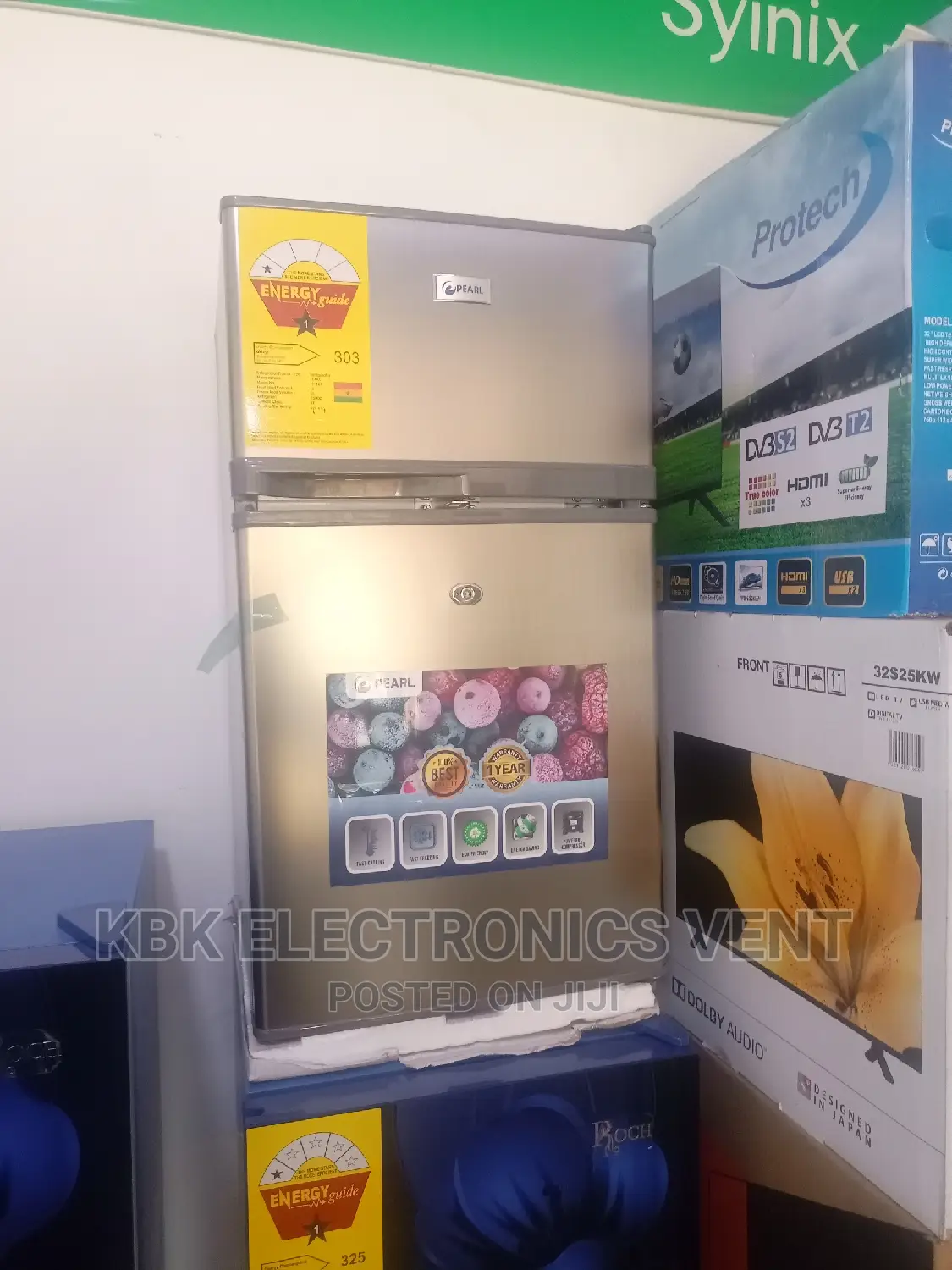 Pearl 80ltr Table Top Double Door Refrigerator