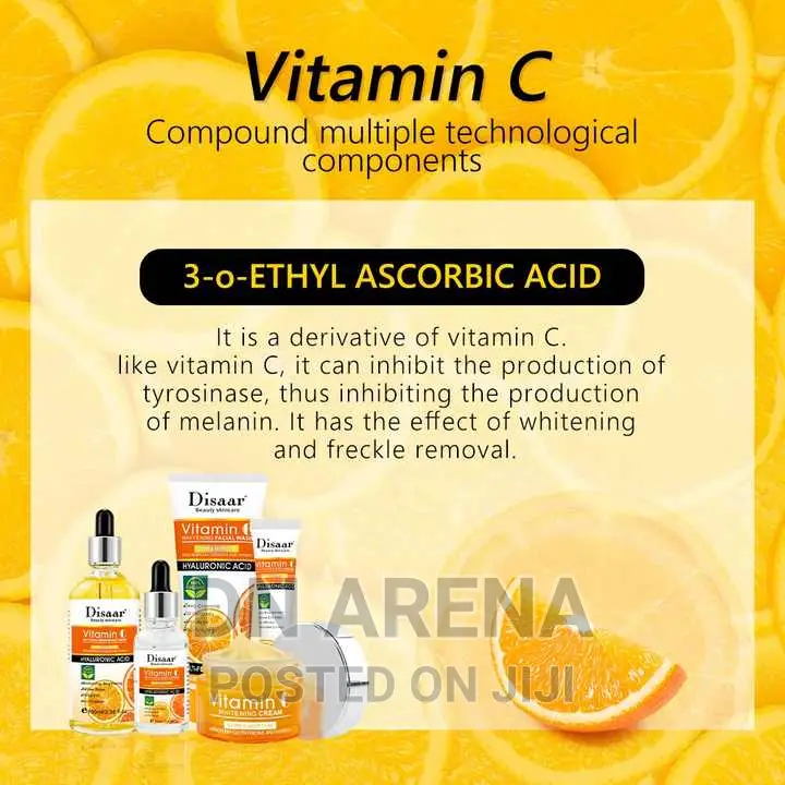 Disaar Facecare 100% Whitening Vitamins C Set 5pcs