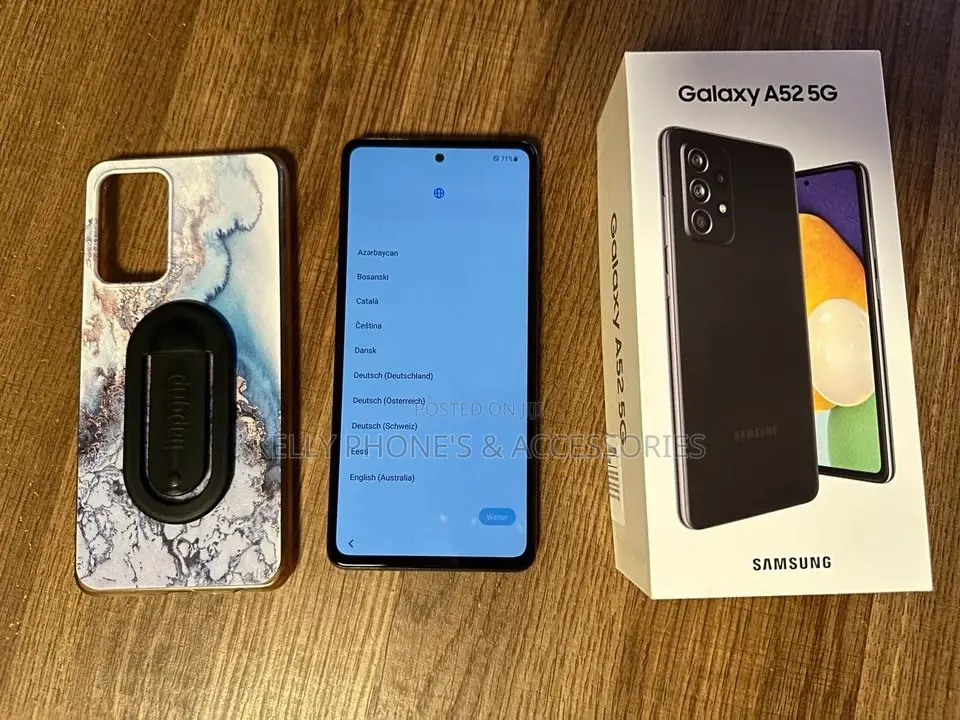 New Samsung Galaxy A52 5G 256 GB Blue