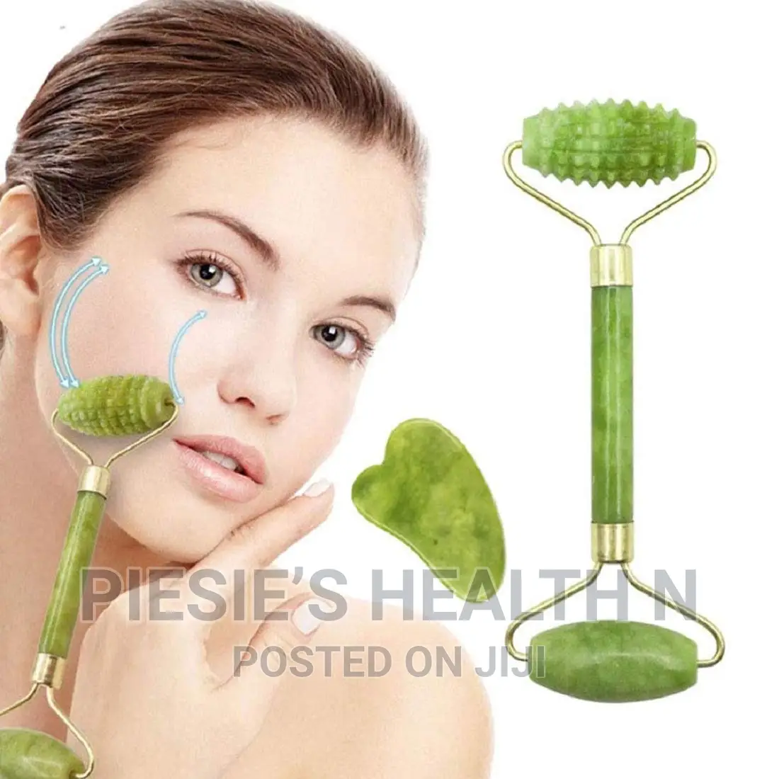 Natural Jade Beautifying Face Roller And Massager