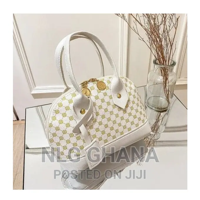 Ladies Shell Tote Shoulder Handbag NLG 006 – White