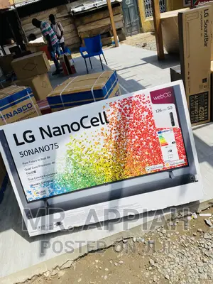 Slim Black LG 50 Inch Nanocell Smart LED Tv(50nano75).