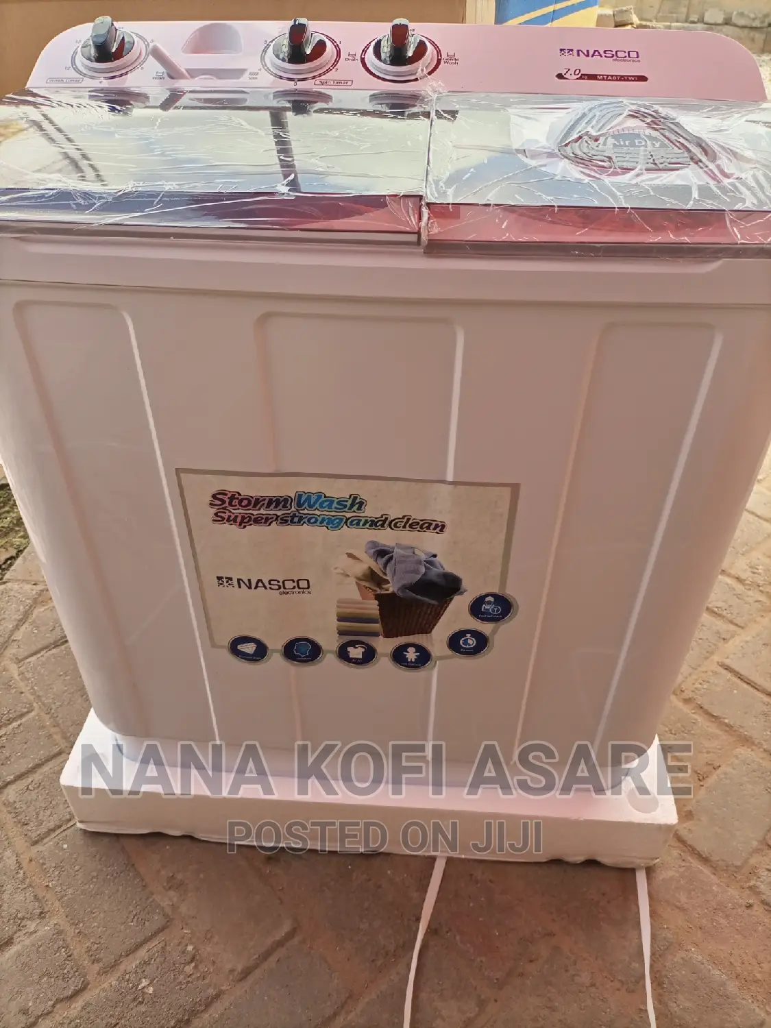 Nasco 7kg Semi Automatic Washing Machine