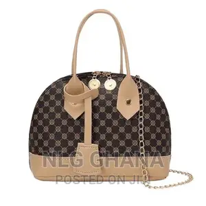 Ladies Shell Tote Shoulder Handbag NLG 005 – Brown
