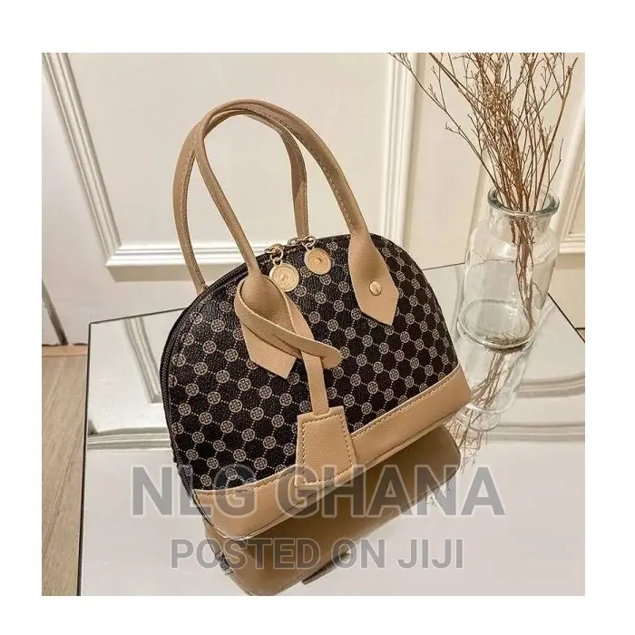 Ladies Shell Tote Shoulder Handbag NLG 005 – Brown