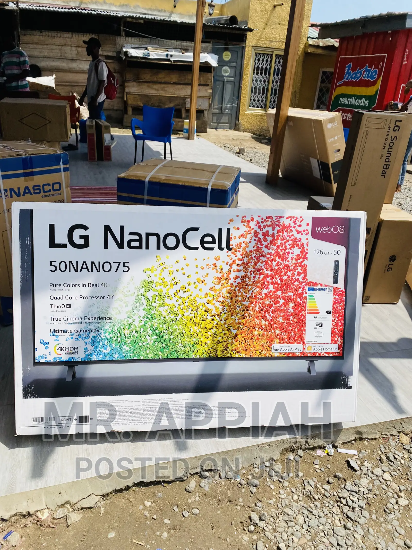 Affordable LG 50” Nanocell UHD Smart Webos Tv(50nano75)