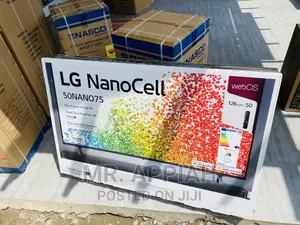 Affordable LG 50” Nanocell UHD Smart Webos Tv(50nano75)