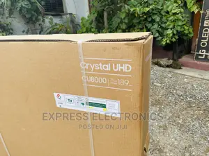 Superior Sleek UHD Smart Samsung 75”Cu8000 Tv 