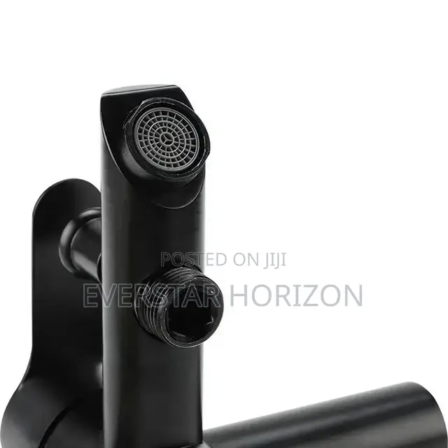 Matte Black Stainless Steel Bath Shower Mixer With Handle