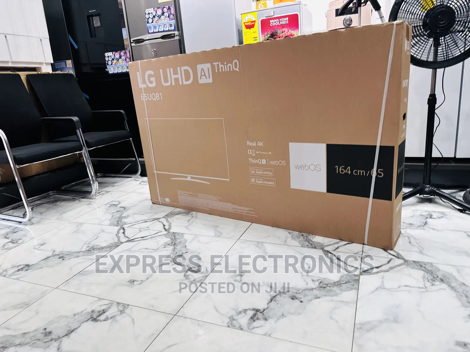 Pure Smart UHD Lg Tv Uq81000 Series 65”