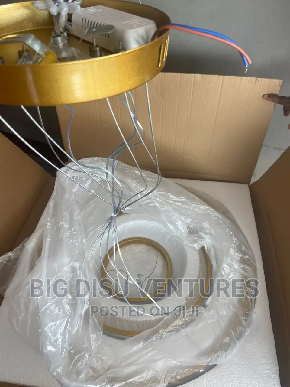 Large Halo Ring Pendant (3in1) Chandelier