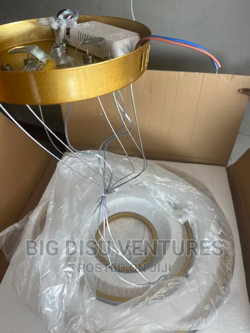 Large Halo Ring Pendant (3in1) Chandelier