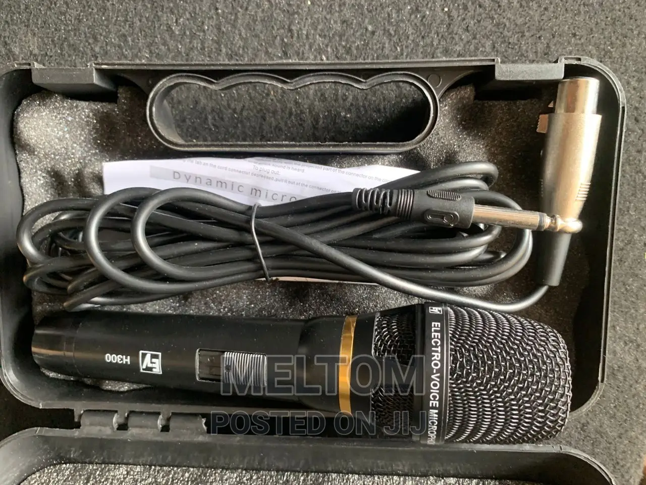 Ev H300 Briefcased Cord Microphone