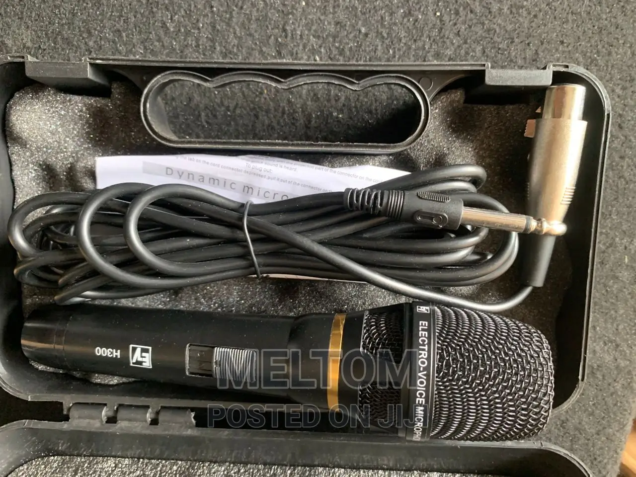 Ev H300 Briefcased Cord Microphone