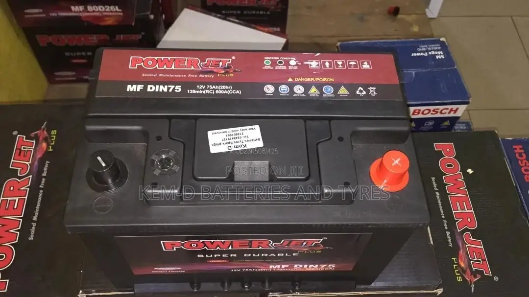 15 Plates  Battery 12v75ah