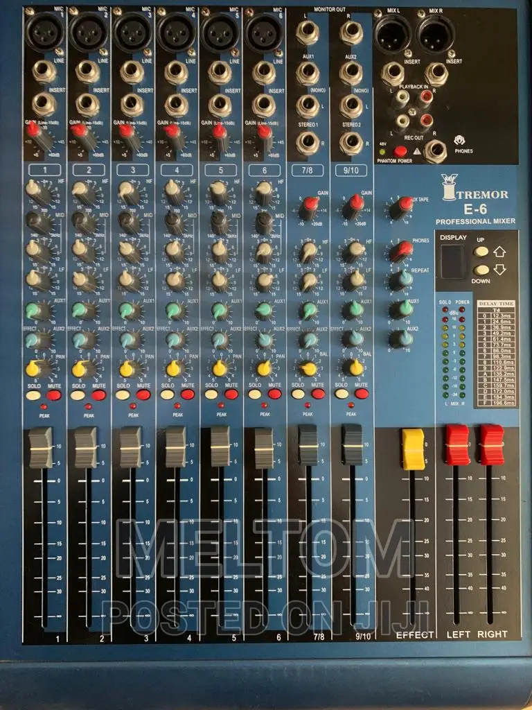 TREMOR E-6 10channels Raw Mixer