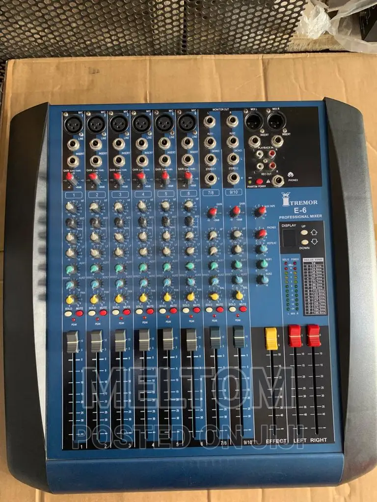 TREMOR E-6 10channels Raw Mixer