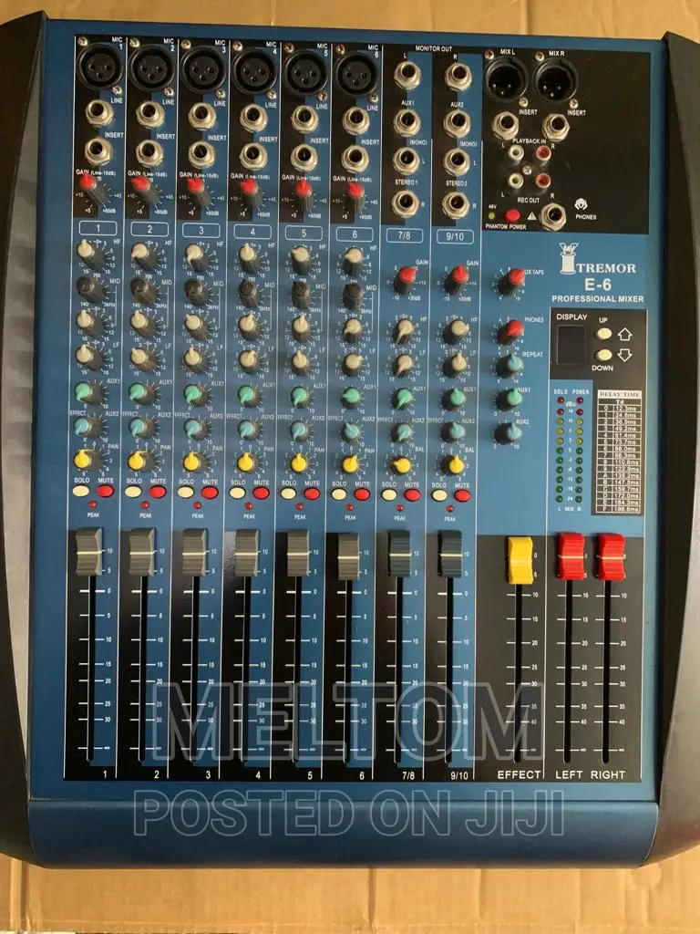 TREMOR E-6 10channels Raw Mixer