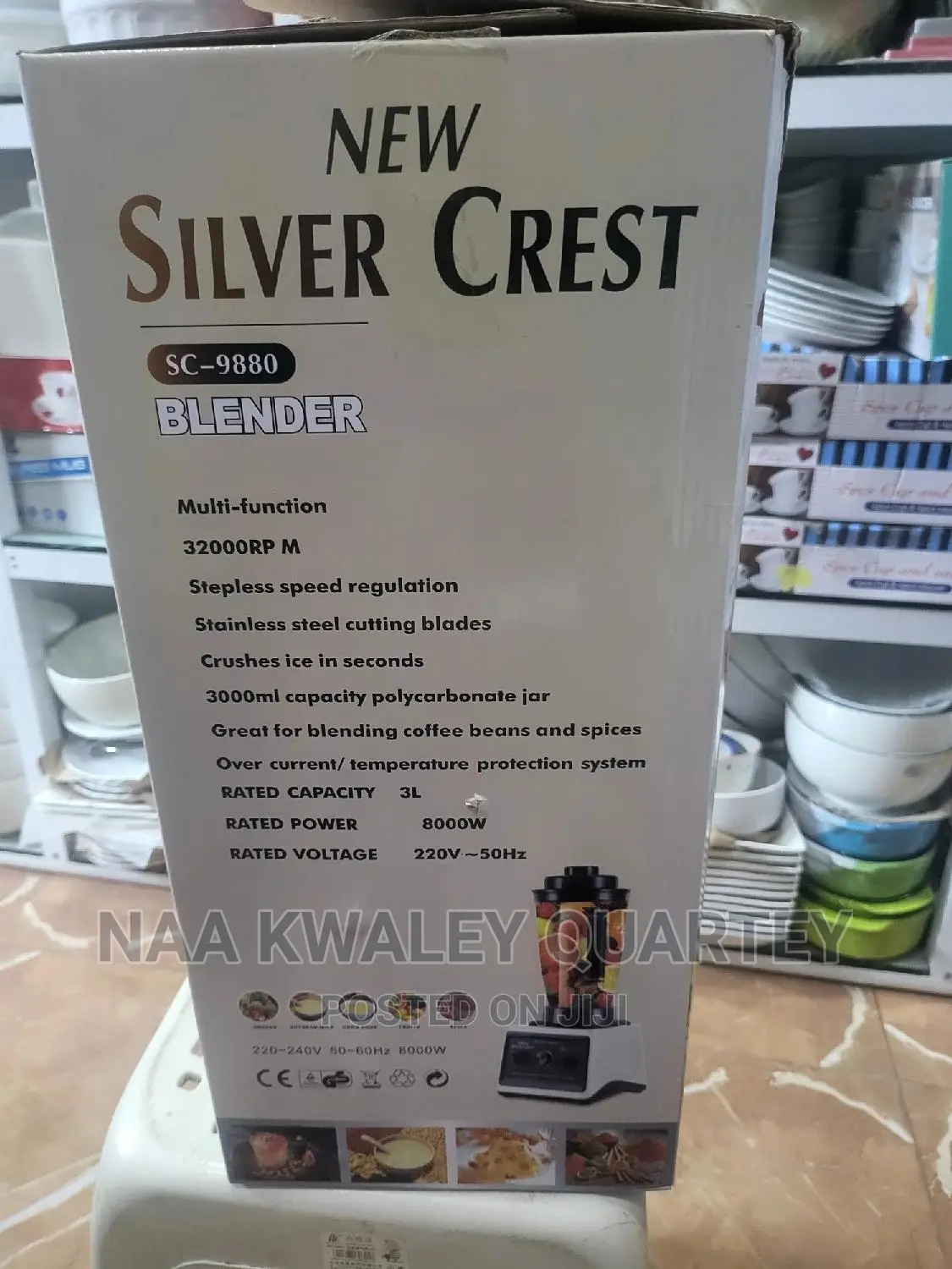 3 Litres Silver Crest Power Blender
