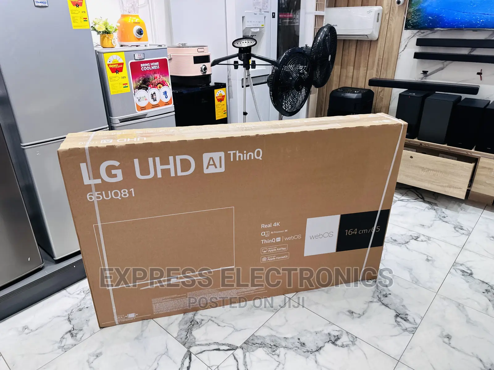 Crisper Dialogue UHD Smart Lg Slim 65”Uq81000