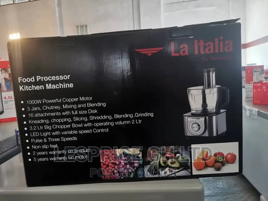 Top Quality Italia Food Processor //1000w