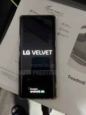 New LG Velvet 128 GB Black