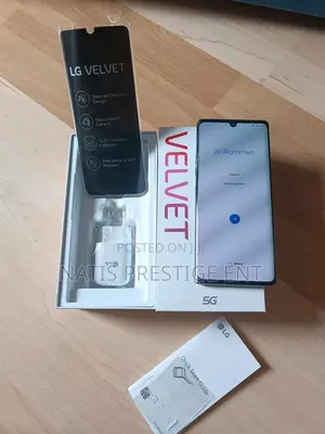 New LG Velvet 5G UW 128 GB Black