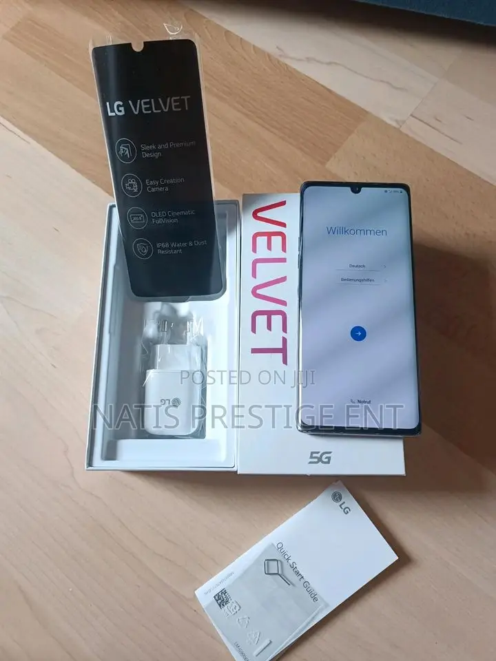 New LG Velvet 5G UW 128 GB Black