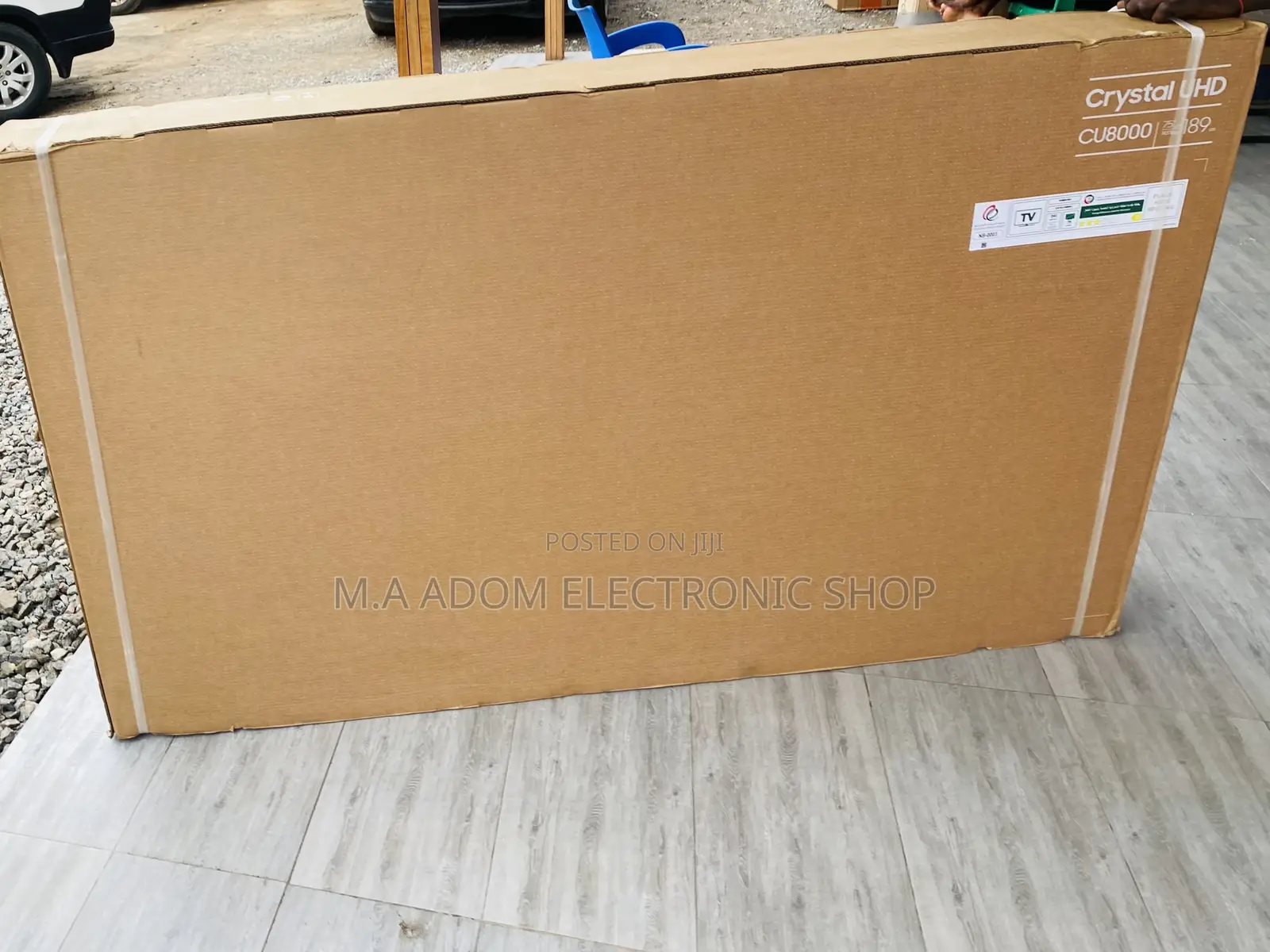 Brand New Samsung 75CU8000 75” Crystal Uhd Tv(Black) 