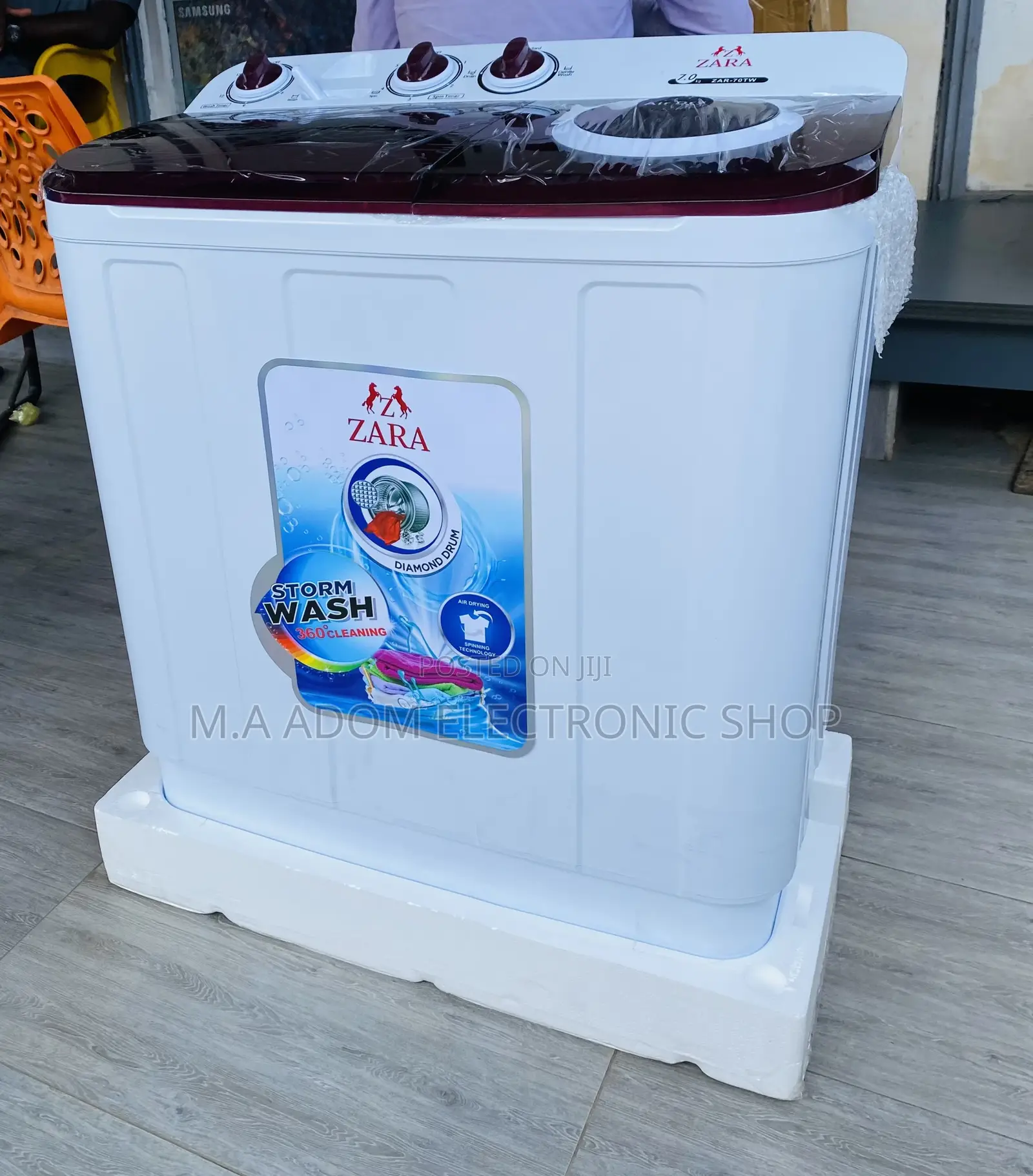 Fresh in Box Zara Top Load Washing Machine + Spin/Dry(7kg) 