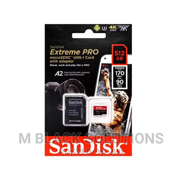Sandisk Extreme PRO Micro SD 512gb in Osu Accessories Supplies