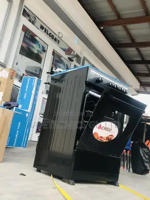 Chigo 50x50 Black Oven With Grill 4 Burner Cooker Black