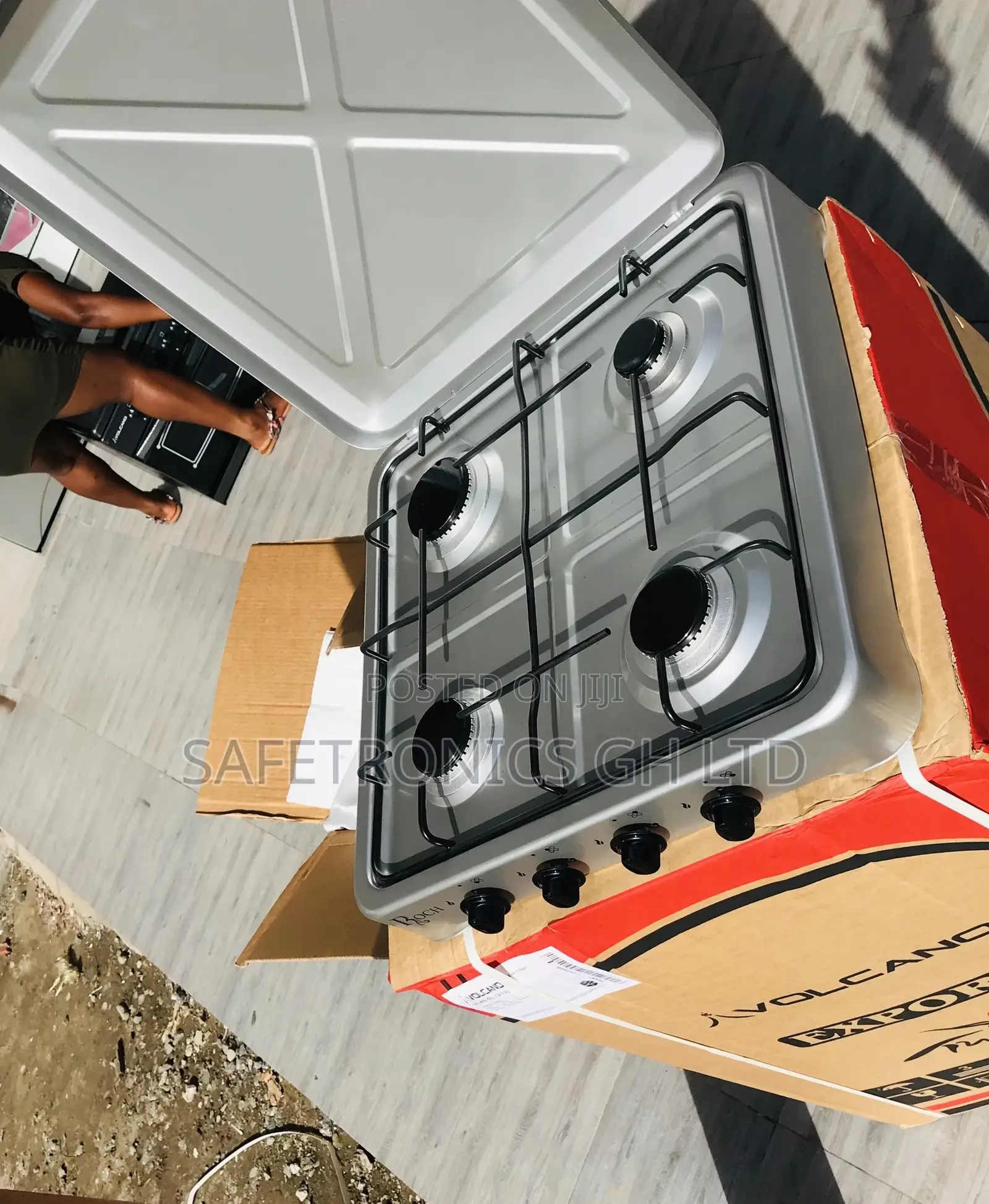 4 Gas Burner Roch Tabletop Cooker 