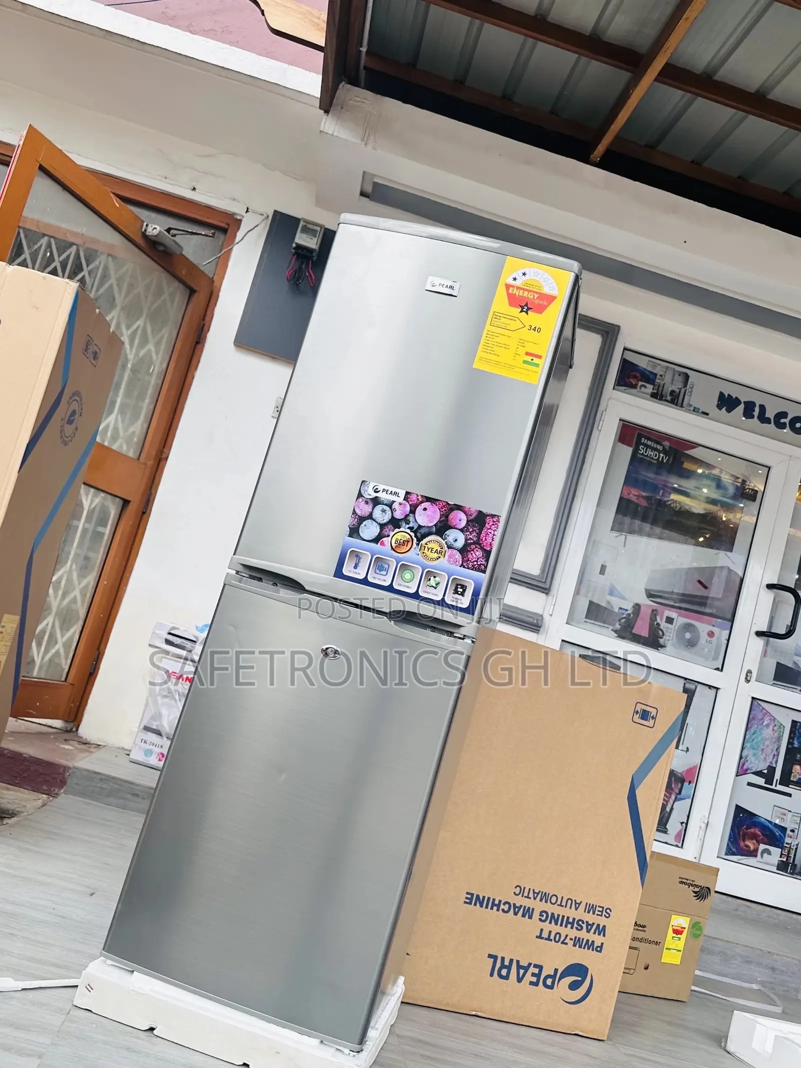 Pearl Doubledoor Bottomfreezer 140 Liters Pf-200b