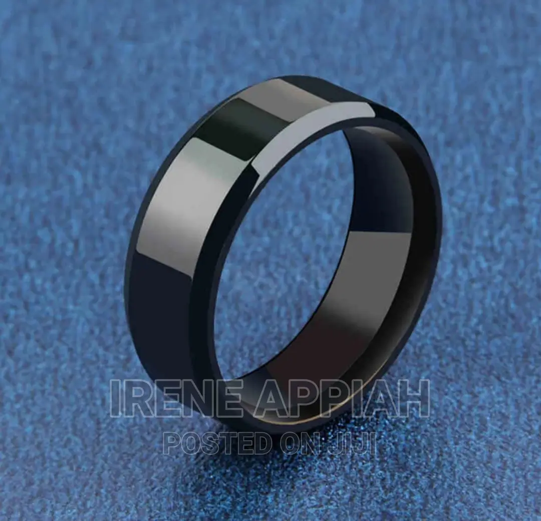 Unisex Black Rings
