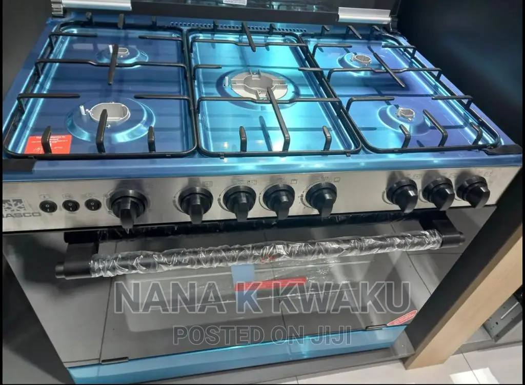 *90mx60m_nasco 5 Burners With Oven Grill Glass Cover