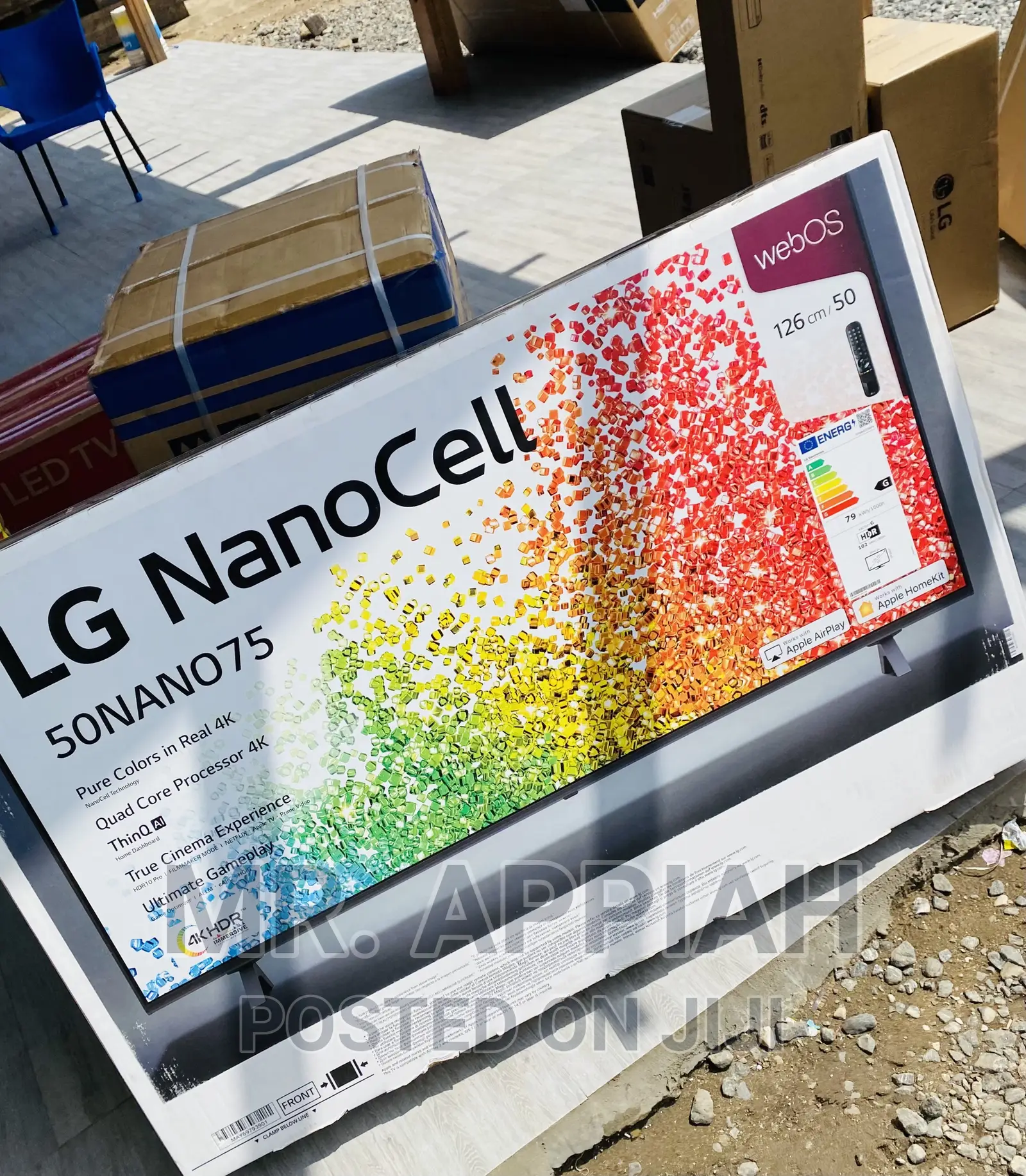 Low Cost LG Nanocell 50 Inch Smart Tv(Black)50nano75.
