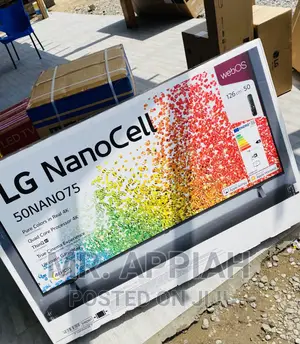 Low Cost LG Nanocell 50 Inch Smart Tv(Black)50nano75.