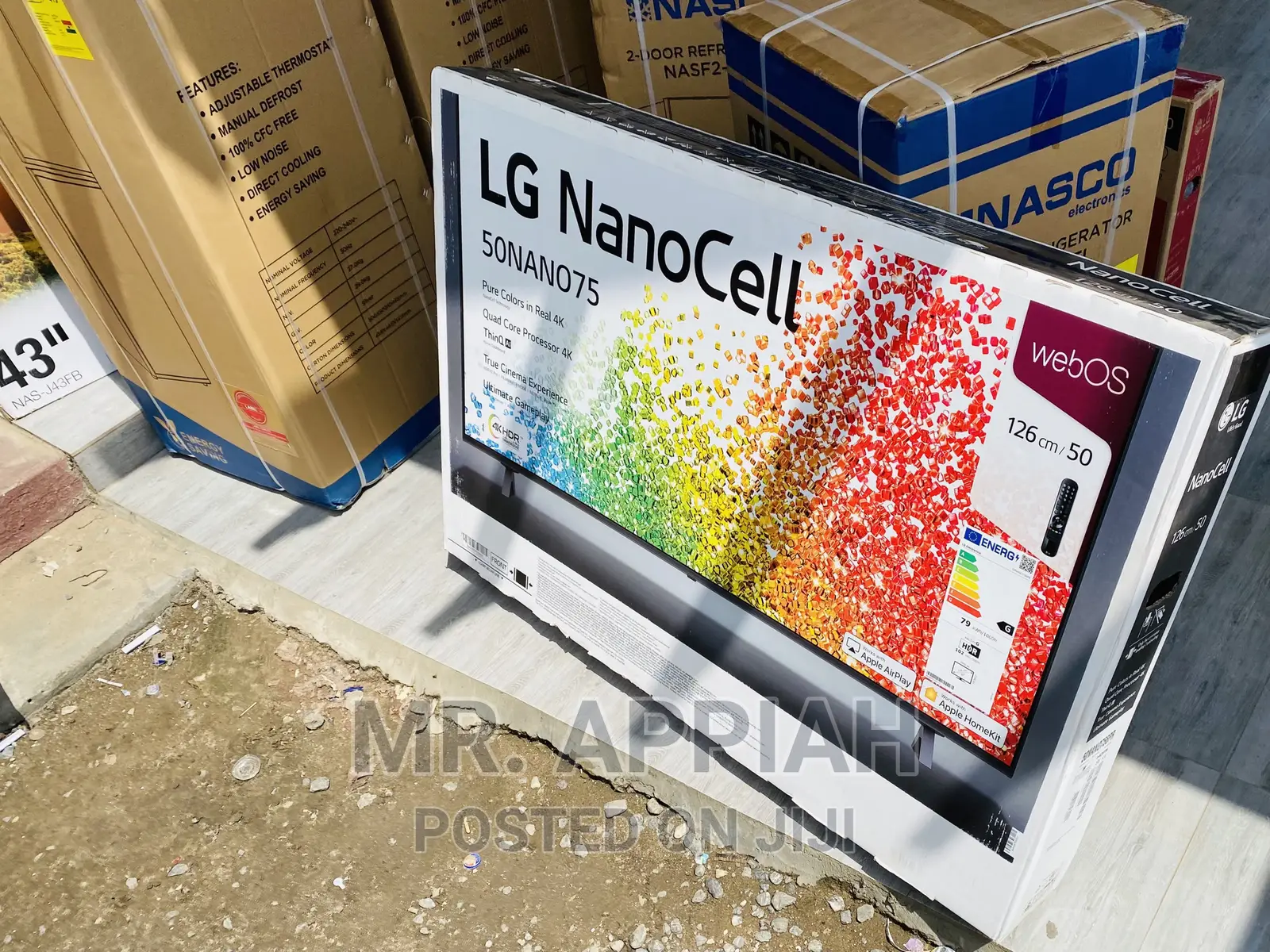 Low Cost LG Nanocell 50 Inch Smart Tv(Black)50nano75.
