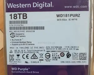 Brand New Sealed 18tb Surveillance Hard Drive