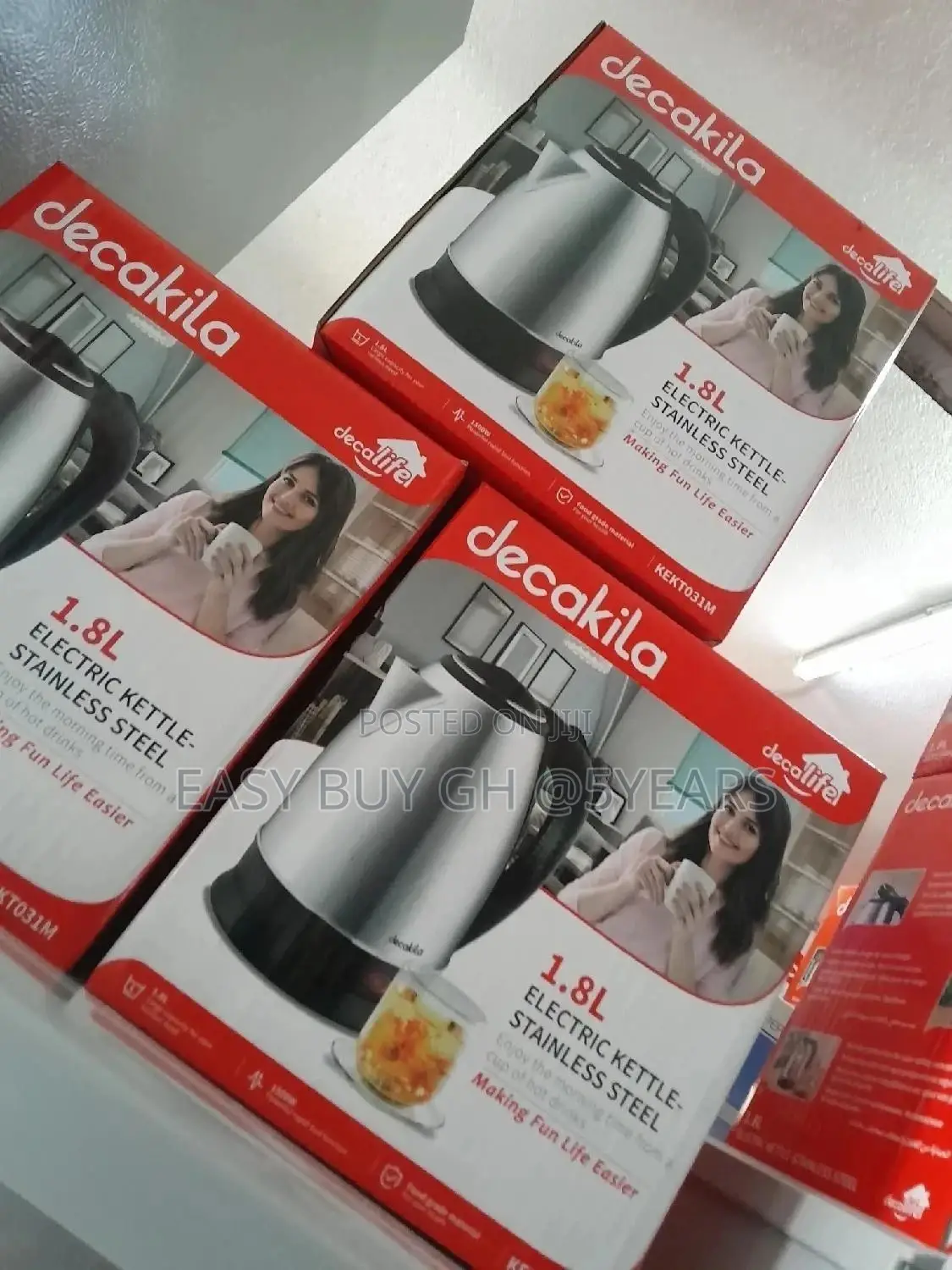 Decakila Electrical Kettle 1.8L Electric Kettle Kettle Ke