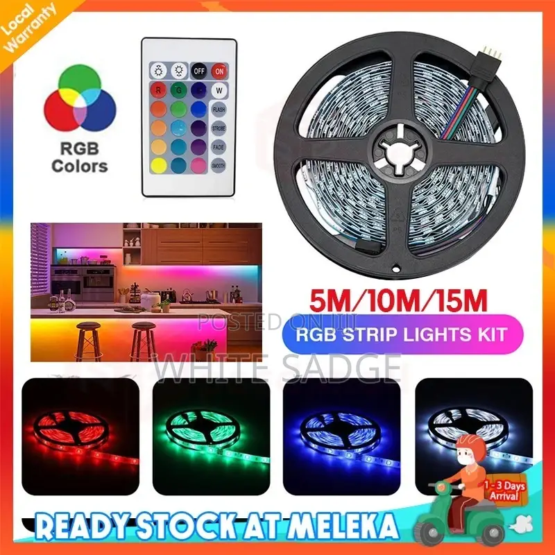 TV USB Strip Rope Light With Remote Controller