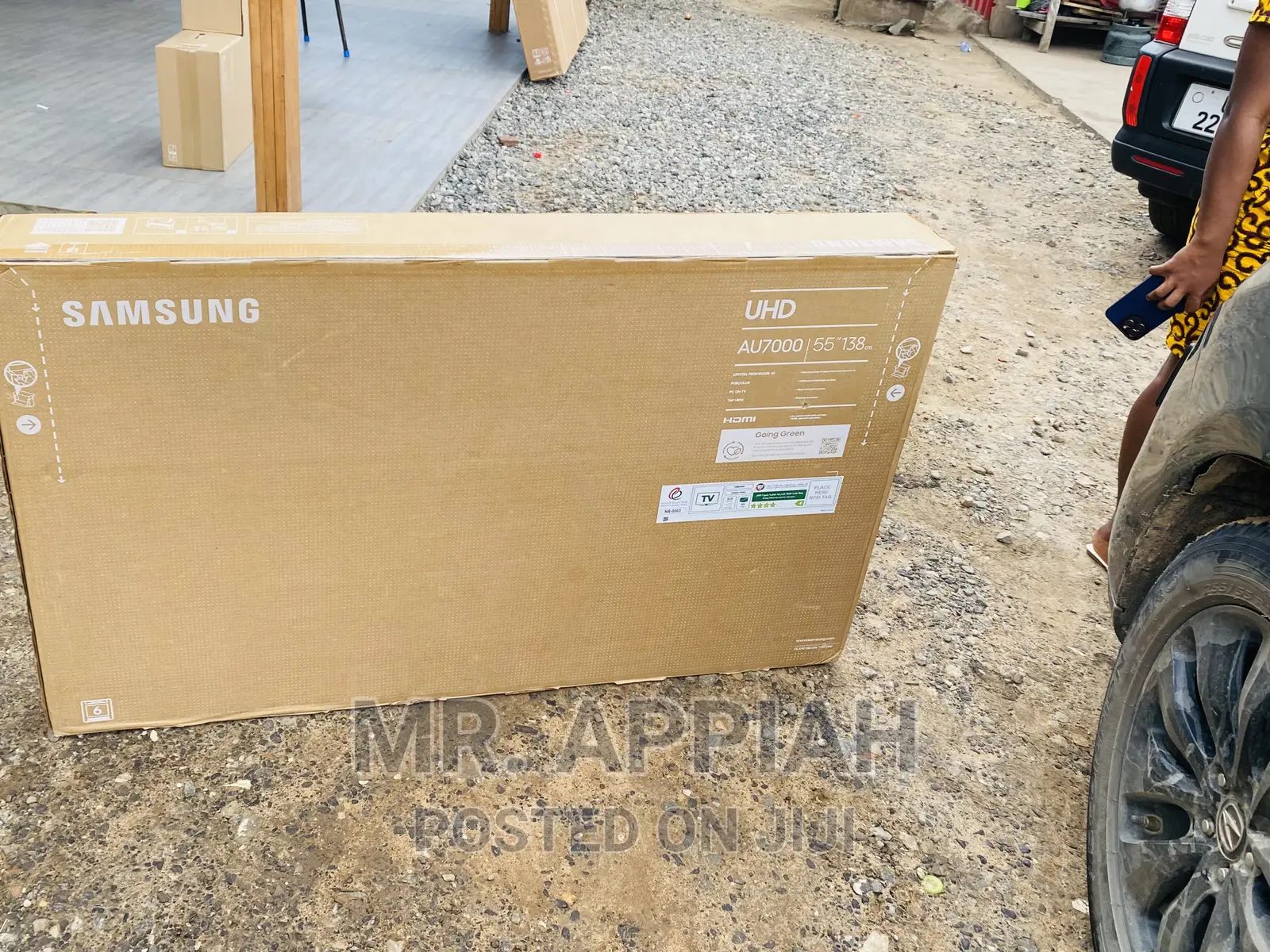Friendly-Budget Samsung 55bu8000 55” Uhd Crystal Smart Tv.