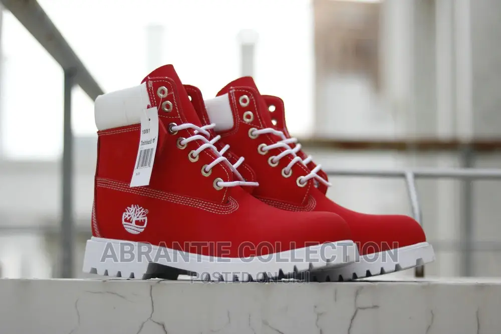 Timberland Boot Red/White