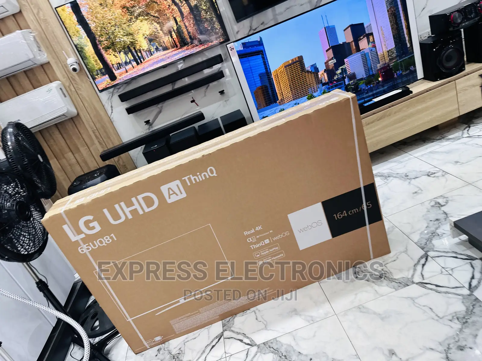 Grab Your Favorite  LG UHD Smart Tv 65”UQ81